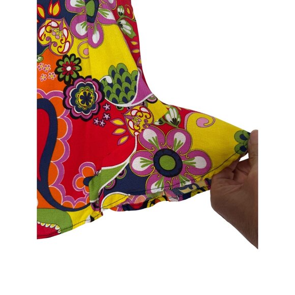 ZARA Colorful Small Floral Patterned Shorts - Picture 6 of 12